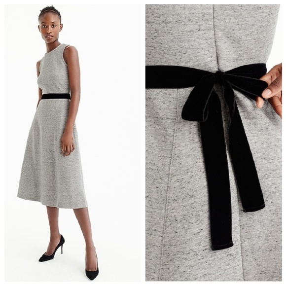 J. Crew Dresses & Skirts - J. Crew NWT A-Line Dress with Velvet Tie